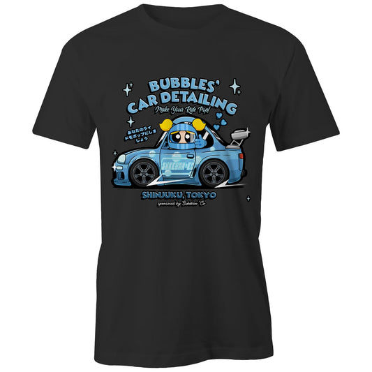 Bubbles' Car Detailing Tee - Powerslide Girls