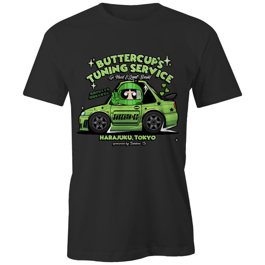 Buttercups Tuning Service Tee - Powerslide Girls